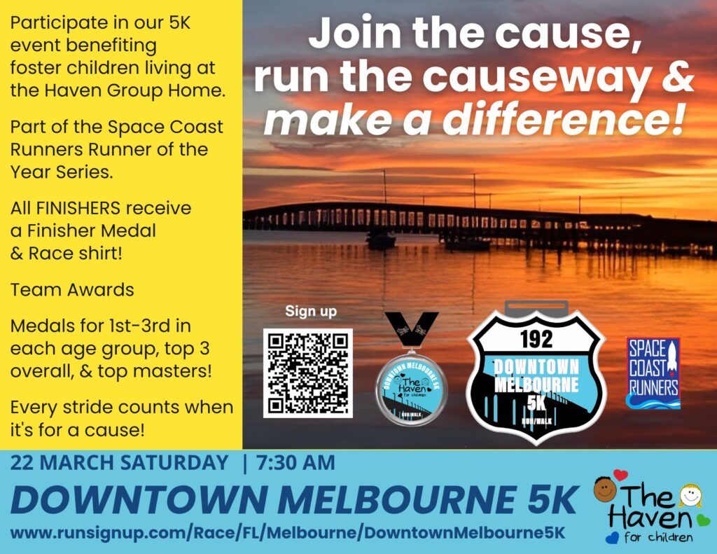 Saturday, March 22, 2025. Join the cause, run the causeway and make a difference!